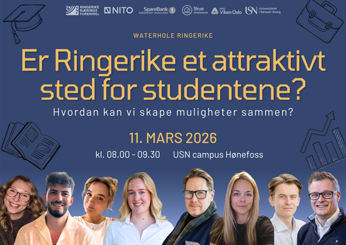Waterhole Ringerike -  Forventninger mellom studenter og arbeidslivet